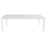 Iberia 230-345cm Aluminium Outdoor Extensible Dining Table White V315-VOUT-ICA-11