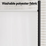 Artiss 3 Panel Room Divider Set of 2 Folding Privacy Screen Fabric Room Separator Partition White RD-D-PLY-260-WHX2