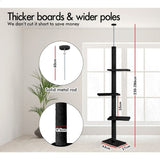 CARLA HOME Floor to Ceiling Cat Tree Tower with Adjustable Height 230-286cm for Indoor Cats LSB-36389