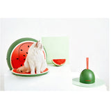 Vetreska Fruity Portable Cat Kitty Toilet Litter Box Tray House Lid Scoop Set Watermelon V610-VK10-WM