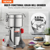 VEVOR 1000g Commercial Spice Grinder Electric Grain Mill Grinder High Speed V952-DDDPSGWYMJ10GU5ZEV3