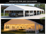 Wallaroo 7x12m Outdoor Event Marquee Gazebo Party Wedding Tent - White GAZ-CPT-712-YSN