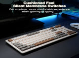 SOLAKAKA SK90 75% Compact Wireless Keyboard with Independent Number Padcream V1300-SK90-CREAM