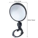 Worgeous Rearview Mirror Cycling Handlebar Mirrors Convex Handles Black V1189-LWWAL-20260327-03411