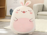 Squishmallow Pillow Doll Kawaii Animal Fat Dinosaur Pillow Plush Unicorn Rabbit 80cm-max Rabbit 80cm V1237-ZY-203-4754