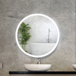 Embellir Wall Mirror 80cm with Led light Makeup Home Decor Bathroom Round Vanity MM-WALL-ROU-LED-80