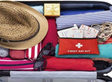 6 Pcs Red First Aid Bag,Tutuviw Empty First Aid Kit Pouch,Compact Portable Medical Bag for V1189-WXFWAL-20260319-00356