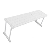 Expandable Shelf Stackable 121lb Load Bearing Divider Storage Rack for Closet Cabinet Cupboard V1294-YM0706-3117230203214