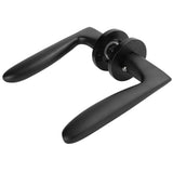 Entry Door Handle Lock Locking Lever Handle Set Reversible for Right Left Sided DoorsK Style V1294-YM0721-3114200099014