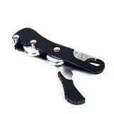 Climbing Stop Descender Rappelling Anti-Panic Belay Devices for 10-12mm Rope Rescue Equipment Hand V1192-AZ-W-2955