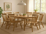 Levede 8x Dining Chairs Kitchen Windor Oak CH1035-2-OAX4