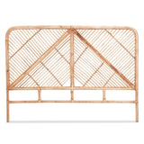 Artiss Bed Headboard Queen Bedhead Rattan - FRED Pine BED-HEAD-C-FRED-Q-WD