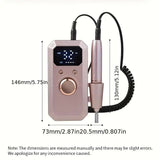 Professional Nail Drill Quiet and Efficient, LED Digital Display, 31 Accessories for All-in-One V1232-ZJCTJ001