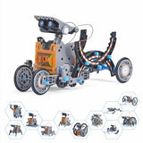 STEM Projects 12-in-1 Creation Solar Robot Kit,Science Experiments Toys Gifts for Kids Ages V1369-AZ3-W-21508