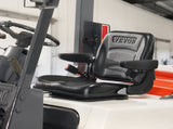 Universal Forklift Seat, Fold Down Tractor Seat with Adjustable Angle Back, Micro Switch, Seatbelt V952-CCZYCGKFSAQDUWMNSV0