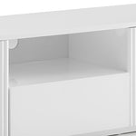 TV Cabinet Storage Drawer MDF Glossy Entertainment Unit in White colour V43-TVC-BRNNA