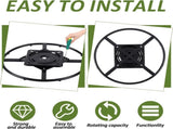 24 Inch Heavy Duty Recliner Sofa Swivel Ring Base Kit Replacement with 10 Inch Swivel Late V1258-DP02-C-2831