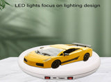 Electric Rotating Display Table LED Light 25cm Noiseless 20kg Load Capacity Turntable Display Stand V1294-YM0703-3115230016512