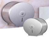 Paper Towel Holder Stainless Steel Satin Finish Waterproof Toilet Paper Holder Tissue Dispenser V1294-YM0703-3112230005611