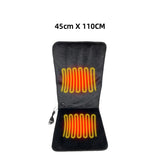 USB-Powered Heated Cushion with Faux Rabbit Fur, Ideal for Office Chairs, Car Seats, Outdoor Use, V1341-ZY-K4RL42UJ-BLACK