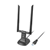 Simplecom NW811v2 AX1800 Dual Band WiFi 6 USB Adapter 802.11ax with 2x 5dBi High Gain Antennas V28-NW811V2