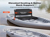 Kayak Seat, Folding Kayak Seat with Comfortable Back Support, Aluminum Alloy Frame & 600D Oxford V952-JSPHTZYJSKJFASKAH001V0