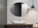 60cm Round Wall Mirror Bathroom Makeup Mirror by Della Francesca V63-833671