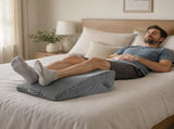 Adjustable Memory Foam Wedge Pillow with Washable Velvet Cover for Bed Sofa Reading V1181-MB0093-NEW