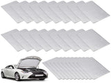 25PCS Car Sound Deadening Mat, 15.7" x 9.8" Self Adhesive Noise Insulation Sheets, Aluminum Foil & V1369-AZ3-W-08800