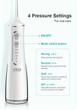 L8 Cordless Water Flosser Rechargeable Portable Oral Irrigator, IPX7 Waterproof, 4 Modes with DIY V1232-XYQ-L8-001