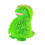 Cartoon Dinosaur Squishiess Squeeze with Long Hair Soft TPR Rubber Stress Relief Sensory Fidget V1369-AZ3-W-13542
