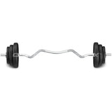 CORTEX 40kg EnduraCast Curl Bar Weight Set V572-CSST-WPSECSET-D