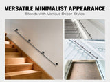 Pipe Stair Handrail, 3m Staircase Handrail, 200KG Load Capacity Carbon Steel Pipe Handrail, V952-TZBGSLTFSGY10E0RRV0