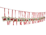 Christmas Advent Calendar Bags Hanging 24 Days Countdown Calendar Pocket for Party Celebration V1294-YM0523-3115210230311