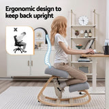 Artiss Kneeling Chair Ergonomic Posture Chair with Memory Foam Balance Stool for Home Office Gaming KCHAIR-G-01-GY
