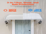 Aluminum Awning 1219 1066 mm, Durable Window Awning Door Canopy, Lightweight and Stable Aluminum V952-JSGDSZYP48IN8SUGTV0