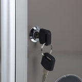 Small Grey Aluminium Mailbox Wall Mounted Lock Waterproof Storage Use V1192-AZ-W-25081