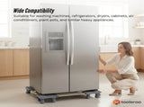 Tooleroo Washing Machine Stand - 200Kg Adjustable Wheeled Fridge Appliance Base V238-SUPDZ-42328625872976