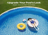 Pool Liner, 33ft Round Pool Liner, Uinbead Style, Durable Vinyl Pool Liner, Standard Gauge, 52in V952-YCNCROUND33F2W6ZSV0