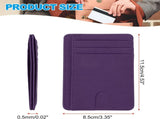 Minimalist Slim Wallet, Leather Front Pocket RFID Blocking Wallet Credit Card Holder Money Clip with V1259-DP01-A-5199