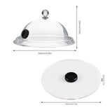 2xSmoking Gun Lid Dome Cover for Smoking Infusion Smoker Gun Meat Grill BBQ 16cm V201-W12475417