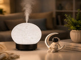 Moonlight Dreams Moon Lamp Humidifier Night Light USB Aroma Diffuser with Astronaut Figurine 7-Color V888-ELOSUNG54567