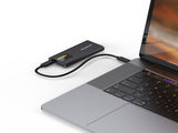 Simplecom SE530 NVMe / SATA M.2 SSD to USB-C Enclosure with SMART LED Screen USB 3.2 Gen 2 10Gbps V28-SIMSE530