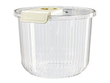 Rice Container Clear Rice Storage Bin Airtight Rice Bucket for Dry Food Grain Flour Soybean Kitchen V1294-YM0710-3118230263212