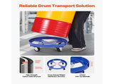 55 Gallon Drum Dolly 2000 lbs Barrel Dolly Cart Drum Caddy 4 Caster Wheels V952-JSYTTCTG55JLFCM9TV0