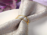 Gold Napkin Rings - 36 PCS Metal Spiral Napkin Rings Napkin Holders Buckles for Family V1258-DP02-WO-106