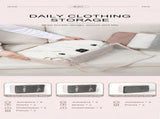 Travel Clothes Storage Organizer Set With Hanging Toiletry Bag & Cosmetic Pouch, 9 Pcs Travel V1221-XM-LB2570-GM101
