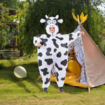 Cow Fancy Dress Fan Inflatable Costume Suit V63-825801