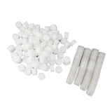 100PCS Net Cups with 100PCS Sponges Plastic Breathable Bottomless Garden Plant Net Pot Bucket Basket V1294-YM0703-3111230094612
