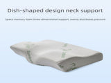 Single Butterfly Memory Foam Pillow - Ergonomic Neck Support Cushion with Removable Bamboo Fibre V888-ELOSUNG54968-1